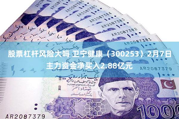 股票杠杆风险大吗 卫宁健康（300253）2月7日主力资金净买入2.88亿元