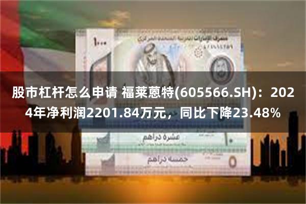 股市杠杆怎么申请 福莱蒽特(605566.SH)：2024年净利润2201.84万元，同比下降23.48%