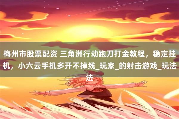 梅州市股票配资 三角洲行动跑刀打金教程，稳定挂机，小六云手机多开不掉线_玩家_的射击游戏_玩法
