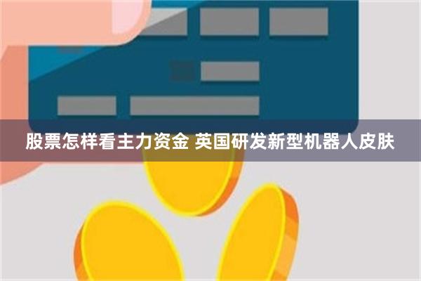 股票怎样看主力资金 英国研发新型机器人皮肤